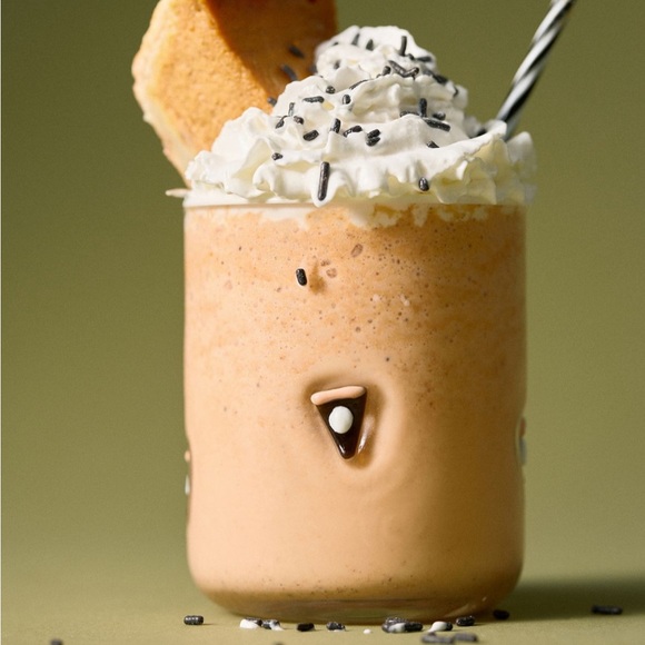 Anthropologie Other - Anthropologie Icon Juice Glass- Pumpkin Pie 🍁🥧🧡